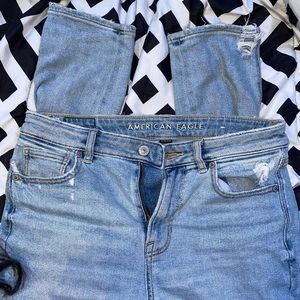 American Eagle High Rise Mom Jeans